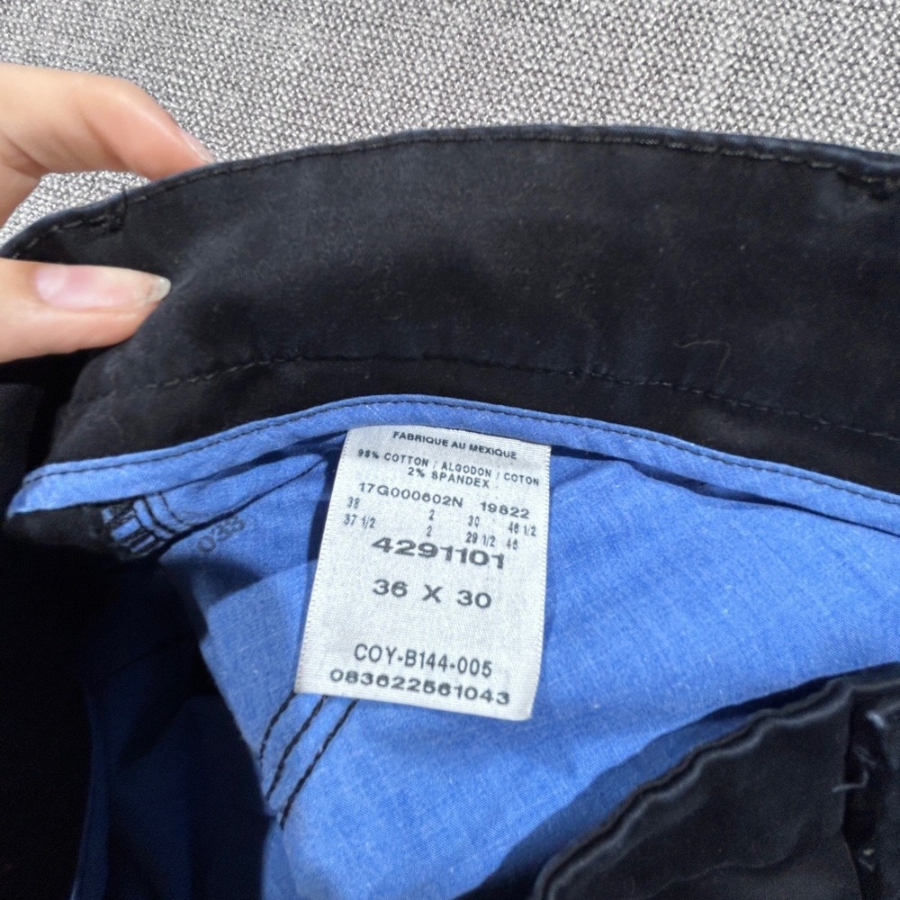 Lee Performance Series Pants Mens 36x30 Black Excellent Carefree Stretch Chino - Picture 5 of 9